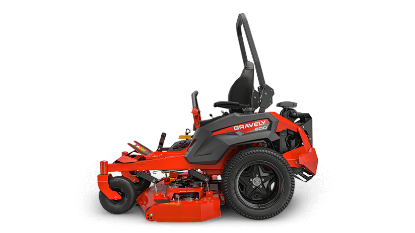 Side View of Lawn Mower