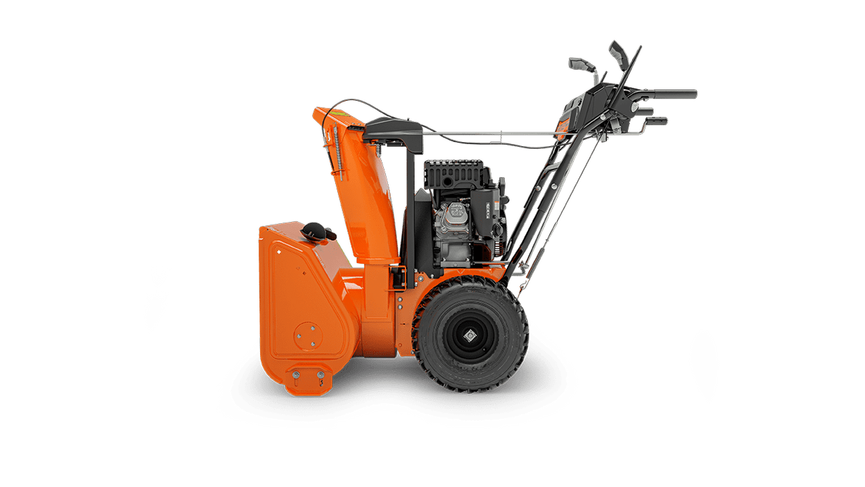 Side View of Snow Blower