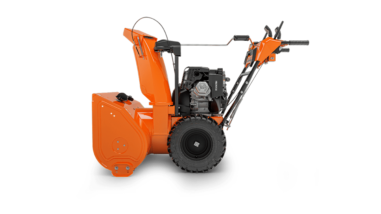 Side View of Snow Thrower