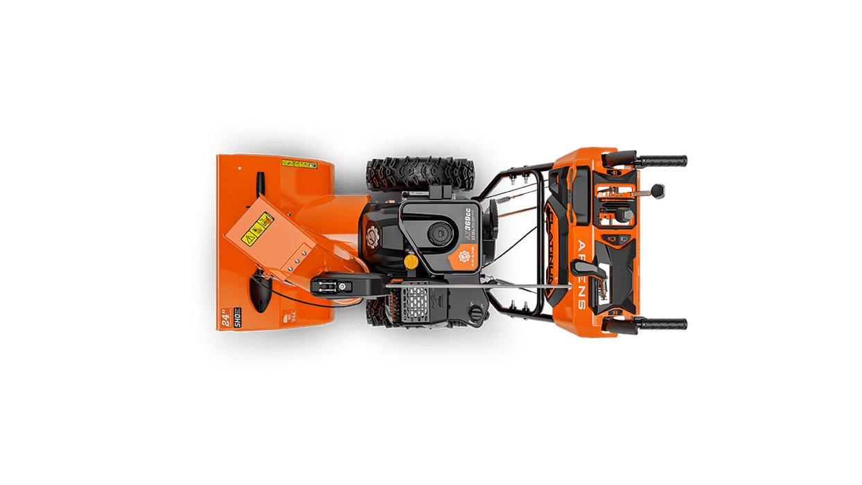 Top View of Snow Blower