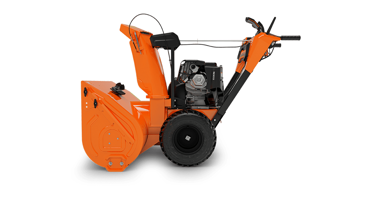 Side View of Snow Blower