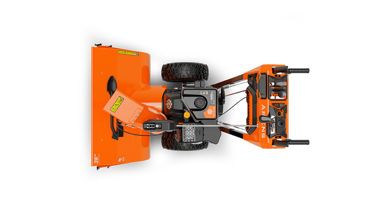Top View of Snow Blower