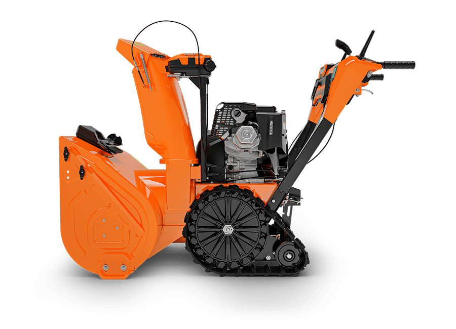 Side View of Snow Thrower