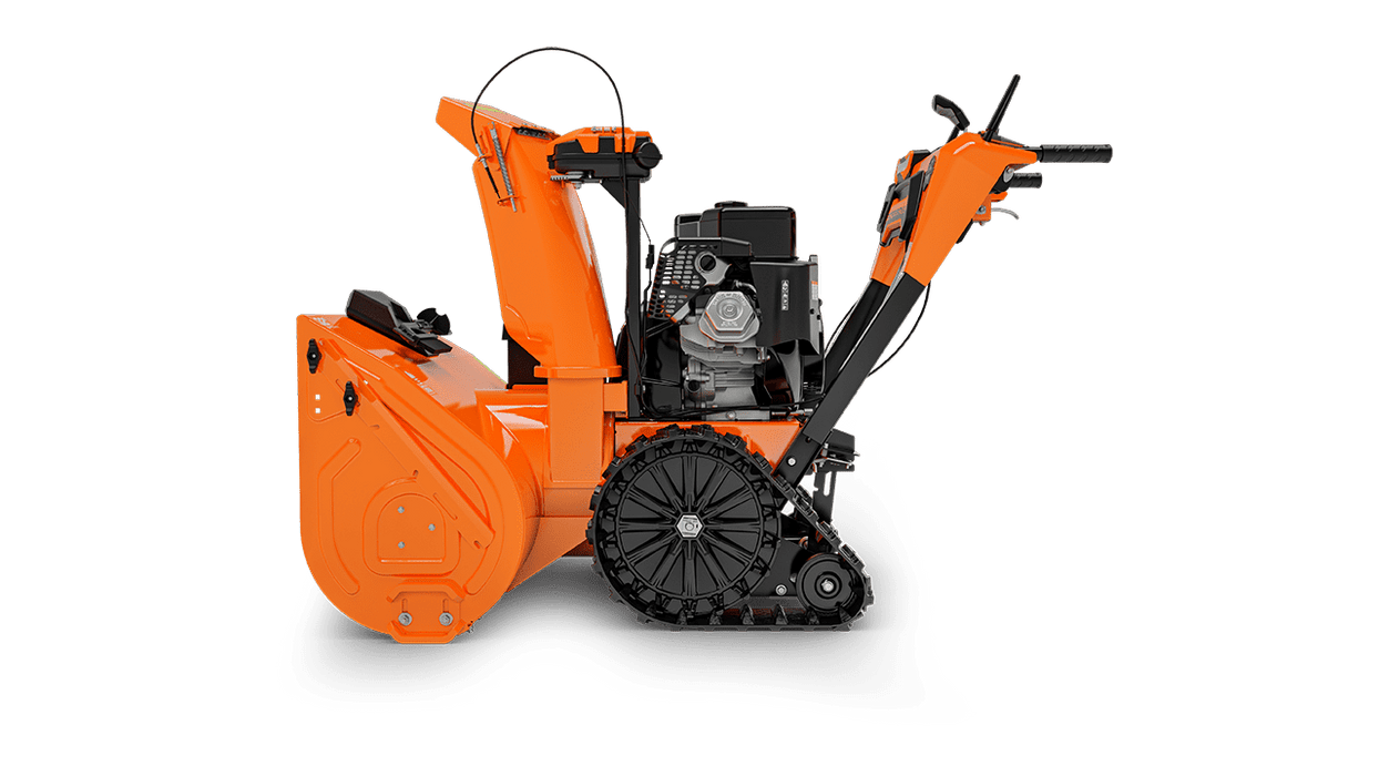 Side View of Snow Blower