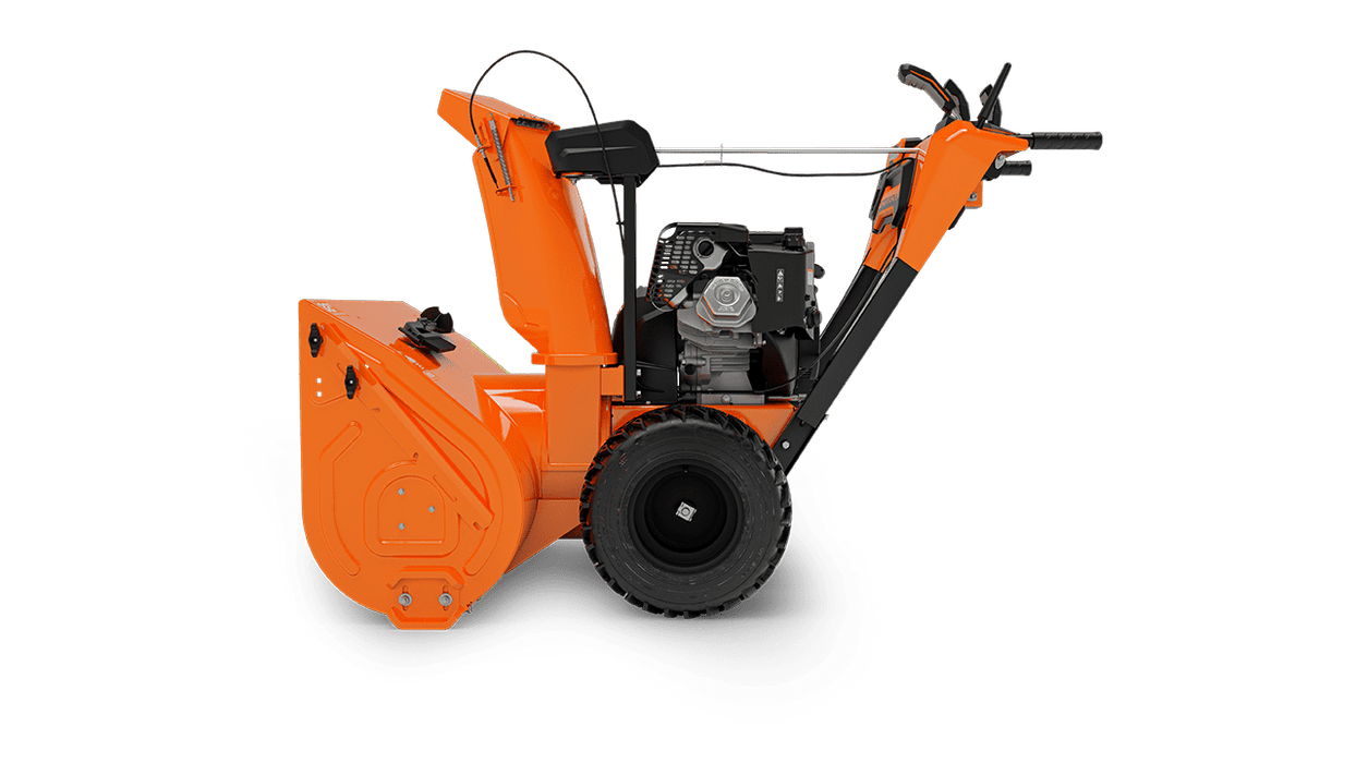 Side View of Snow Thrower