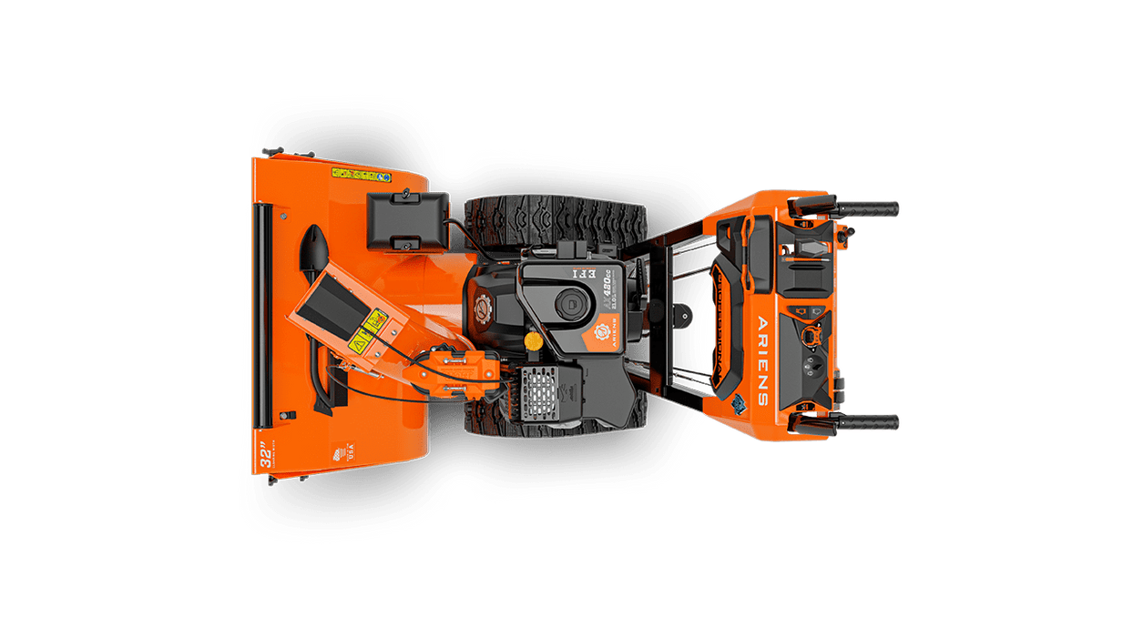Top View of Snow Thrower