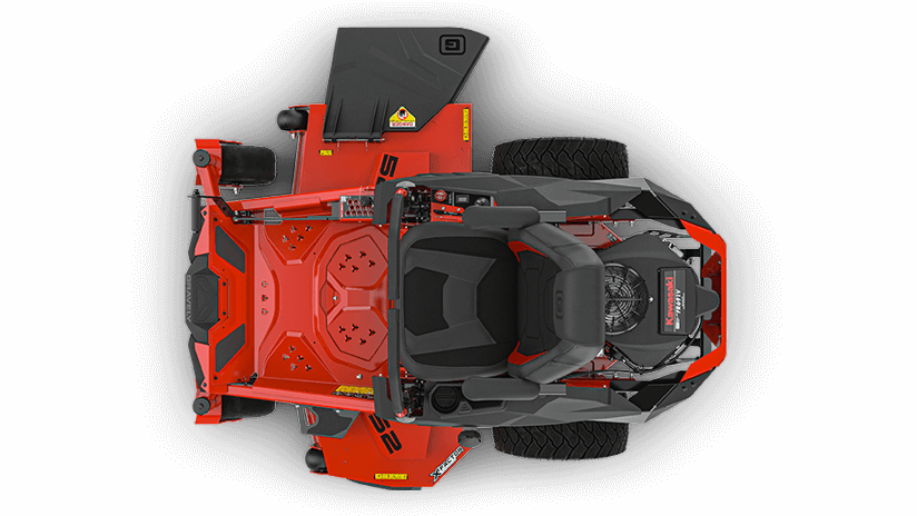 Top View of Lawn Mower