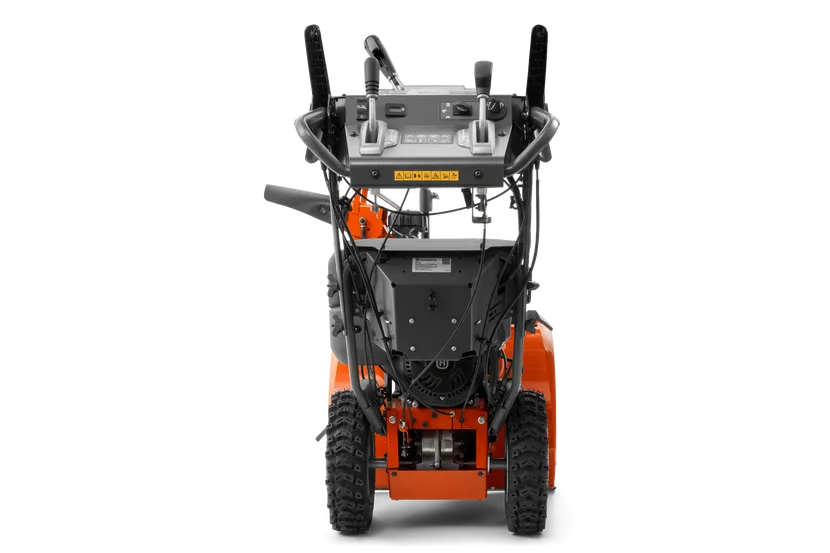 Back View of Snow Thrower