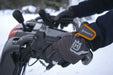 Operator Using Snow Thrower W. Gloves