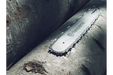 Husqvarna X-CUT C85 Full Chisel Over Log